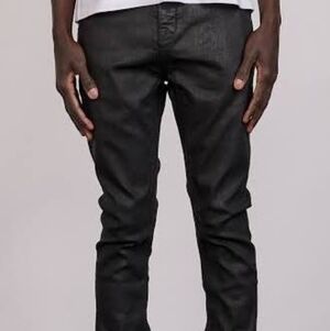 NWOT RAW WAXED & COATED BLACK JOHN ELLIOTT CAST 2 32W JEANS RARE COATING NWOT